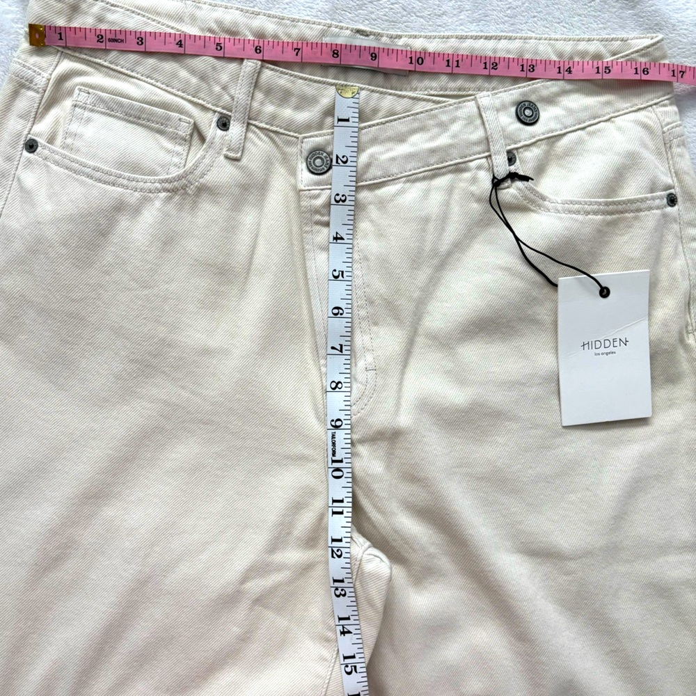 HIDDEN Logan High Rise Crossover Waistband Dad Jean--NWT--31 - Picture 15 of 16